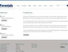 Tablet Screenshot of forestalsgroup.com